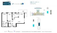 Unit M14 floor plan